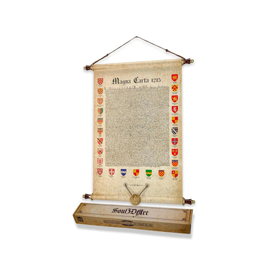 Handcrafted Magna Carta Poster Wall Art