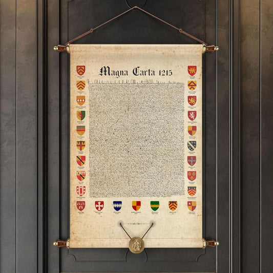 Handcrafted Magna Carta Poster Wall Art