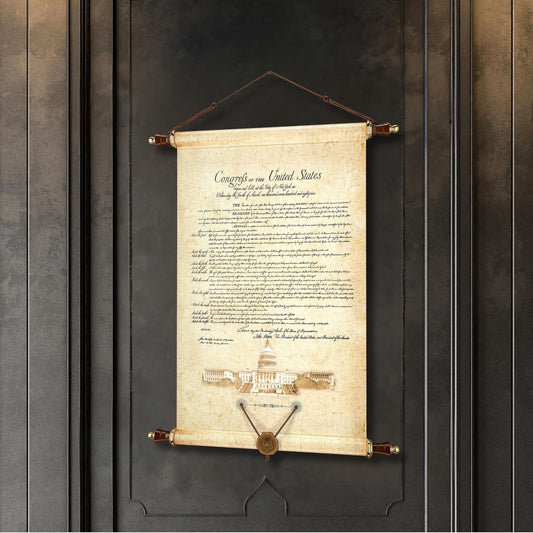 United States Bill Of Rights Wall Art Canvas