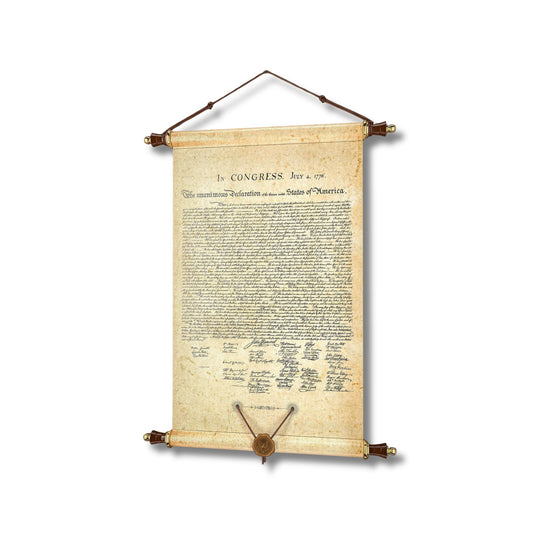 US Constitution, Declaration of Independence, & Bill of Rights Wall Art Canvas.