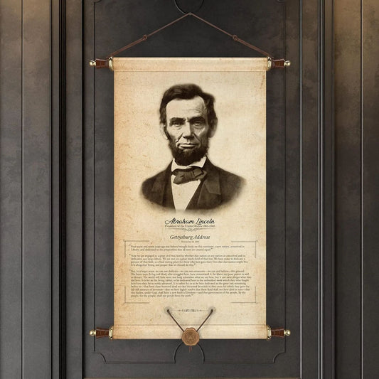 Abraham Lincoln’s Gettysburg Address Wall Art